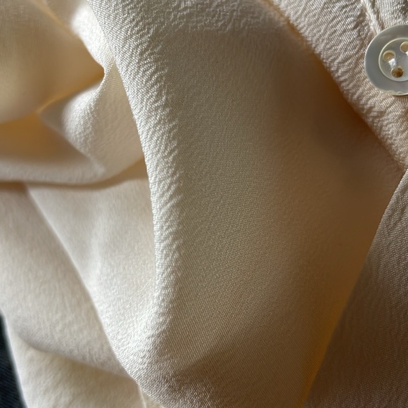 eskandar cream silk blouse - Picture 11 of 14